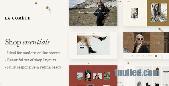 La Comète v1.3 Nulled - Тема магазина моды и одежды