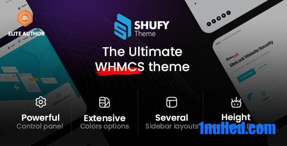 ShufyTheme v1.0.0 Nulled - Лучшая тема WHMCS