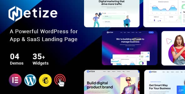 Metize v1.0 Nulled - Тема WordPress для целевой страницы