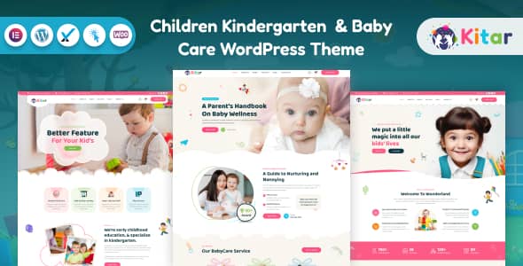 Kitar v1.0 – Children Kindergarten Baby Care WordPress Theme - 