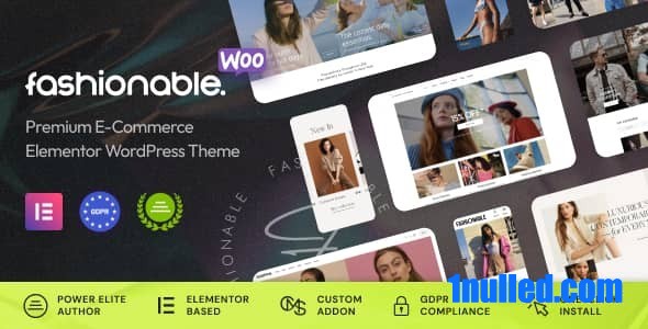 Fashionable v1.0.5 Nulled - Тема WordPress для WooCommerce «Одежда»