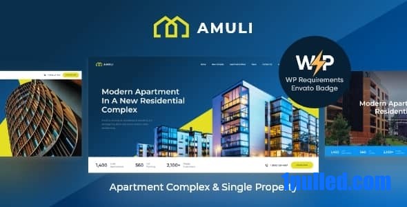 Amuli v2.3.0 Nulled - Тема WordPress для рынка недвижимости