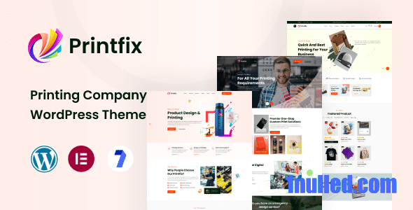 Printfix v1.0 Nulled - Тема WordPress для компании полиграфических услуг