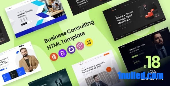 Seargin Nulled - HTML-шаблон бизнес-консалтинга