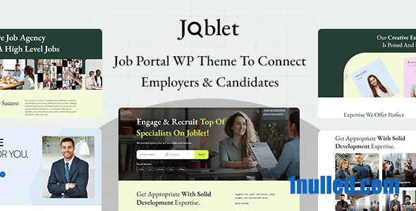 Joblet v1.0 Nulled - Тема WordPress для услуг по подбору персонала