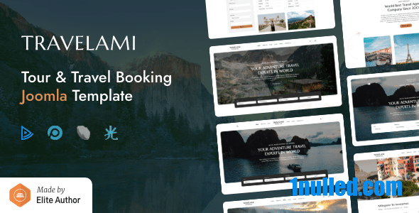 Travelami Nulled - Шаблон Joomla для бронирования туров и путешествий