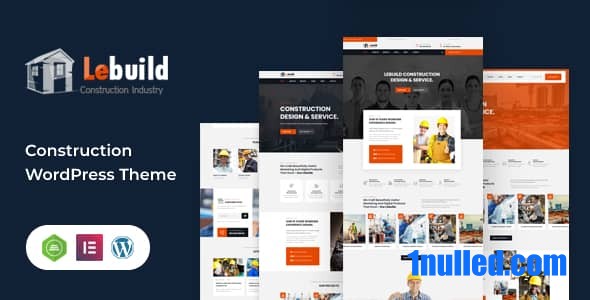 Lebuild v2.0.0 Nulled - Тема WordPress для строительной отрасли