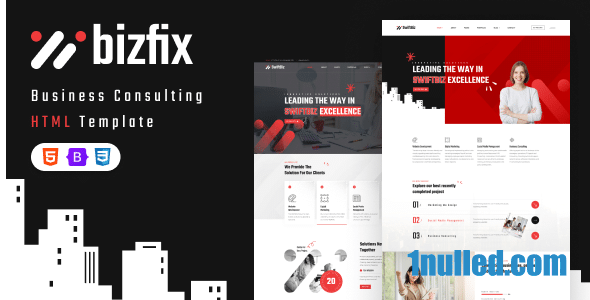 Bizfix- Business Consulting HTML Template - 