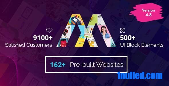 MegaOne v4.8 Nulled - Одностраничный параллакс