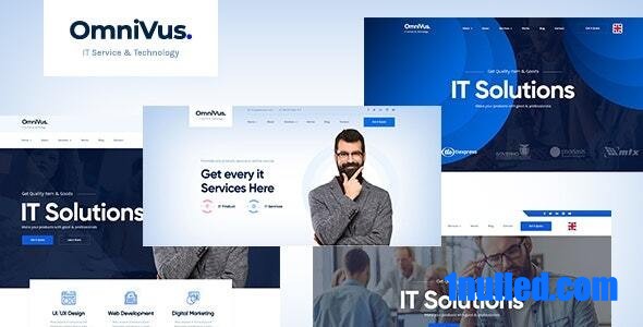 Omnivus v6.4 Nulled - Услуги ИТ-решений Шаблон React JS