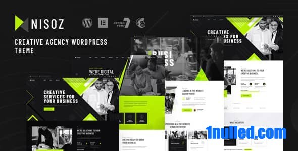 Nisoz v1.0 Nulled - Тема WordPress для креативного агентства