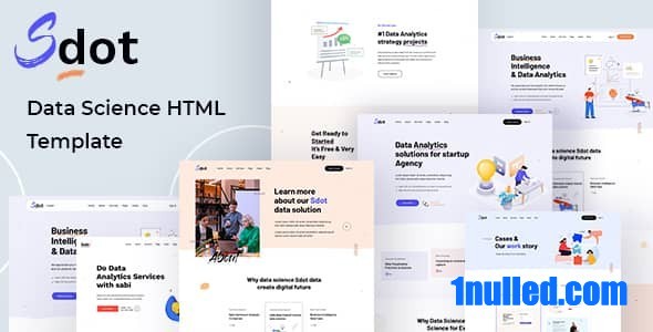 Sdot Nulled - HTML-шаблон для анализа данных