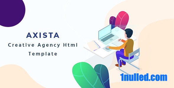 AXISTA Nulled - HTML-шаблон креативного агентства