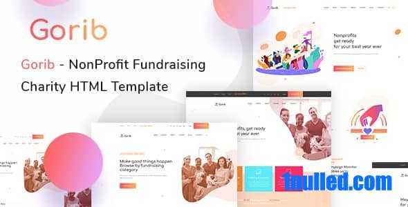 Gorib Nulled - HTML-шаблон председателя по сбору средств