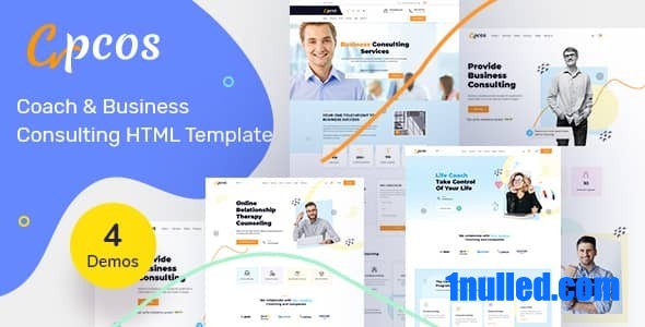 Cpcos Nulled - HTML-шаблон для тренерского бизнеса