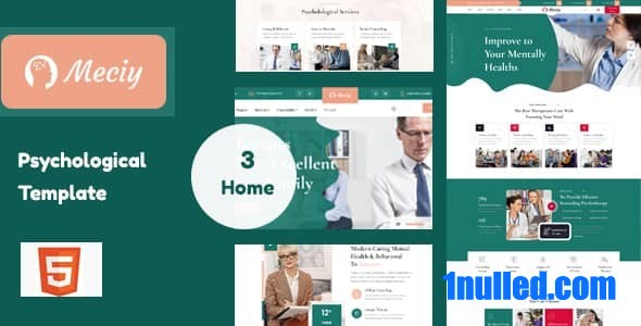 Meciy Nulled - Шаблон сайта по психологии, неврологии, консультированию и медицине