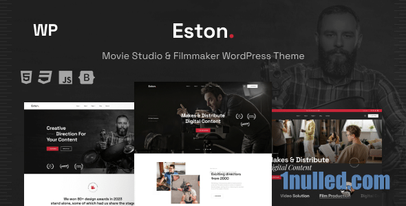 Eston v1.0 Nulled - Тема WordPress для киностудии, кинорежиссера