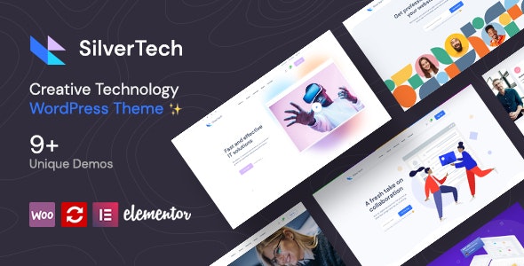 Silvertech v1.15 Nulled - Креативная тема WordPress