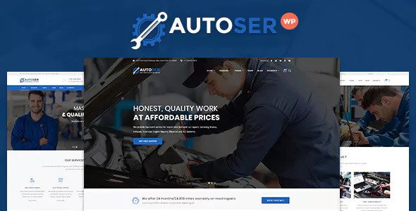 Autoser v1.1.0 Nulled - Тема «Ремонт автомобилей и автосервис»