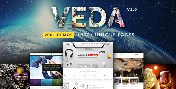 VEDA v4.0 Nulled - Многоцелевая тема