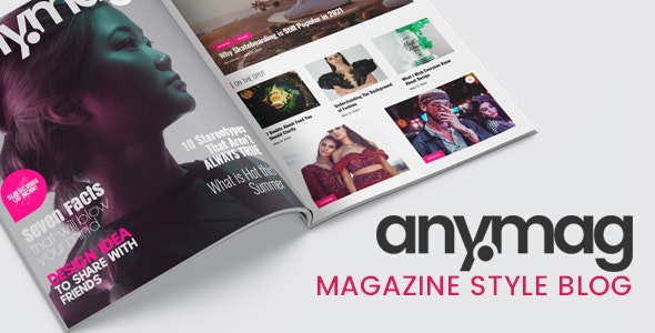 Anymag v2.9.4 Nulled - Блог WordPress в журнальном стиле