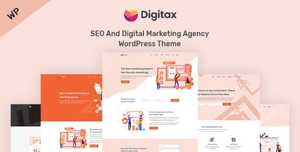 Digitax v1.1.5 Nulled - SEO-тема WordPress для агентства цифрового маркетинга