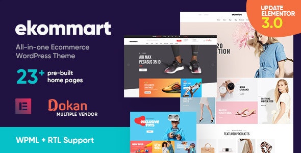 ekommart v4.0.0 Nulled - Универсальная тема WordPress для электронной коммерции