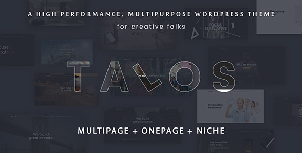 Talos v1.3.9 Nulled - Креативная многофункциональная тема WordPress