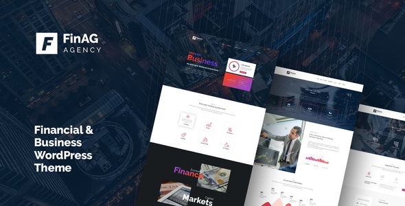 Finag v1.5.0 Nulled - Тема WordPress для креативного финансового агентства